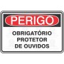 Obrigatório protetor de ouvidos